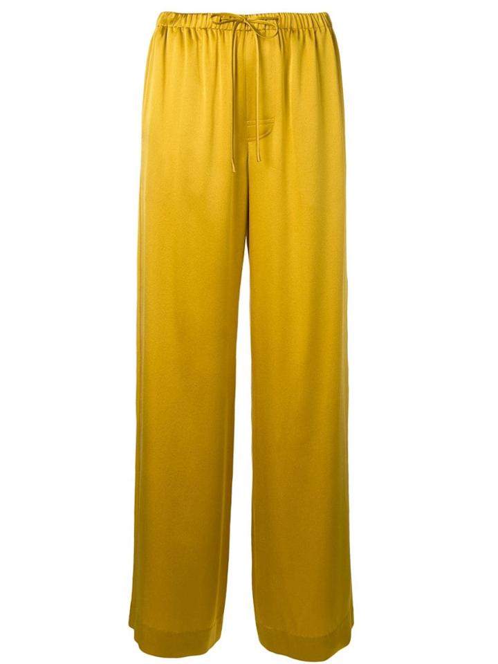 Vince Wide Leg Trousers - Yellow