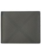 Burberry Plaid Portfolio Wallet - Brown