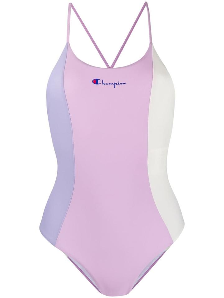 Champion Colour-block Swimsuit - Pink