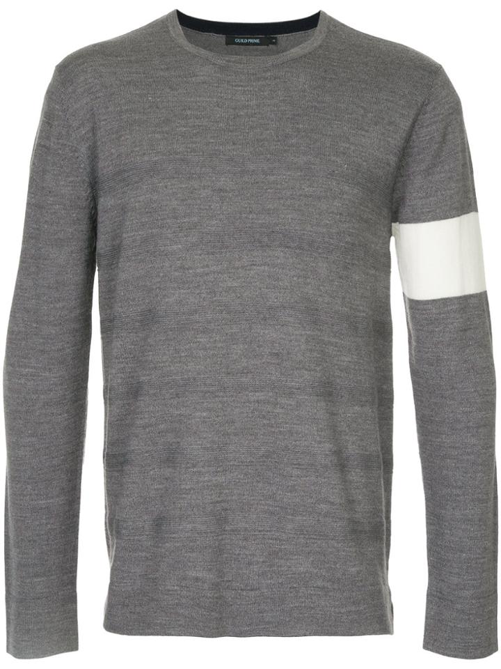Guild Prime Stripe Detail Jumper - Grey