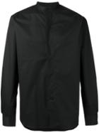 Lemaire - Collarless Shirt - Men - Cotton/spandex/elastane - 52, Black, Cotton/spandex/elastane