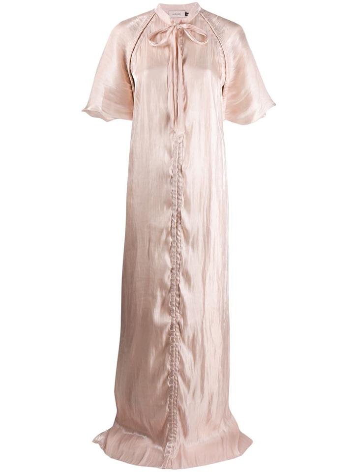 Murmur Satin Maxi Dress - Pink