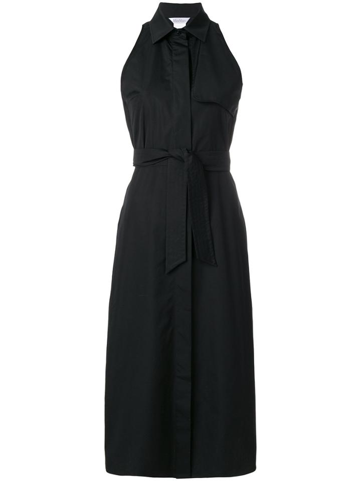 Max Mara Cinched Shirt Dress - Black