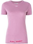 Off-white Cherry Flower T-shirt - Pink & Purple