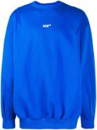 Ader Error Oversized Sweater - Blue