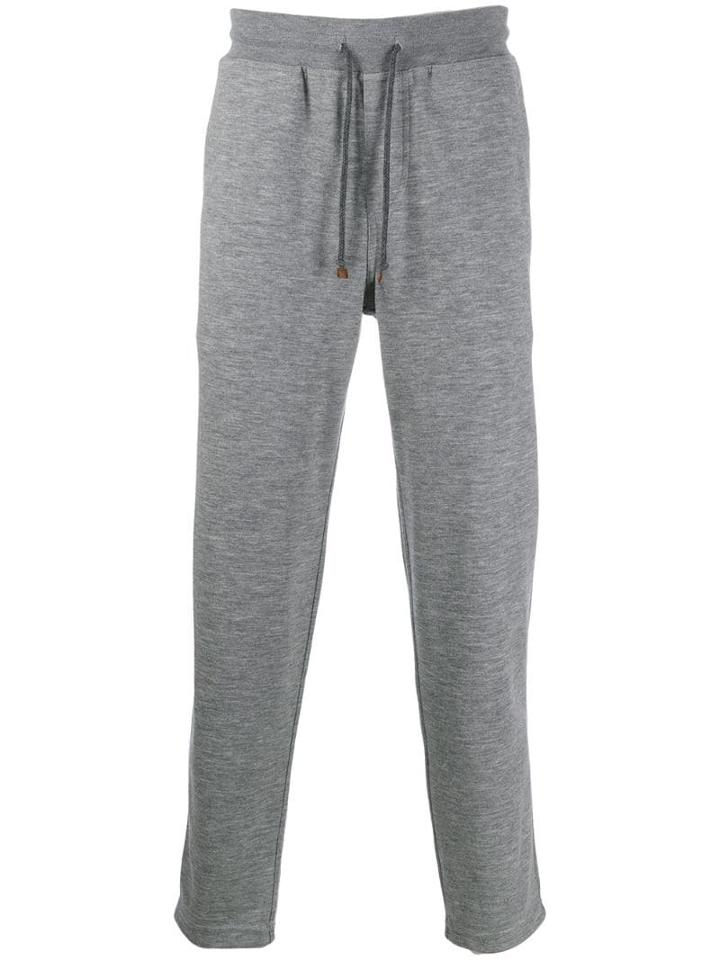 Brunello Cucinelli Straight-leg Track Pants - Purple