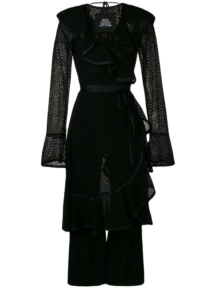 Marc Jacobs Layered Ruffle Jumpsuit - Black
