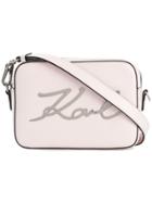 Karl Lagerfeld K/signature Camera Bag - Pink & Purple