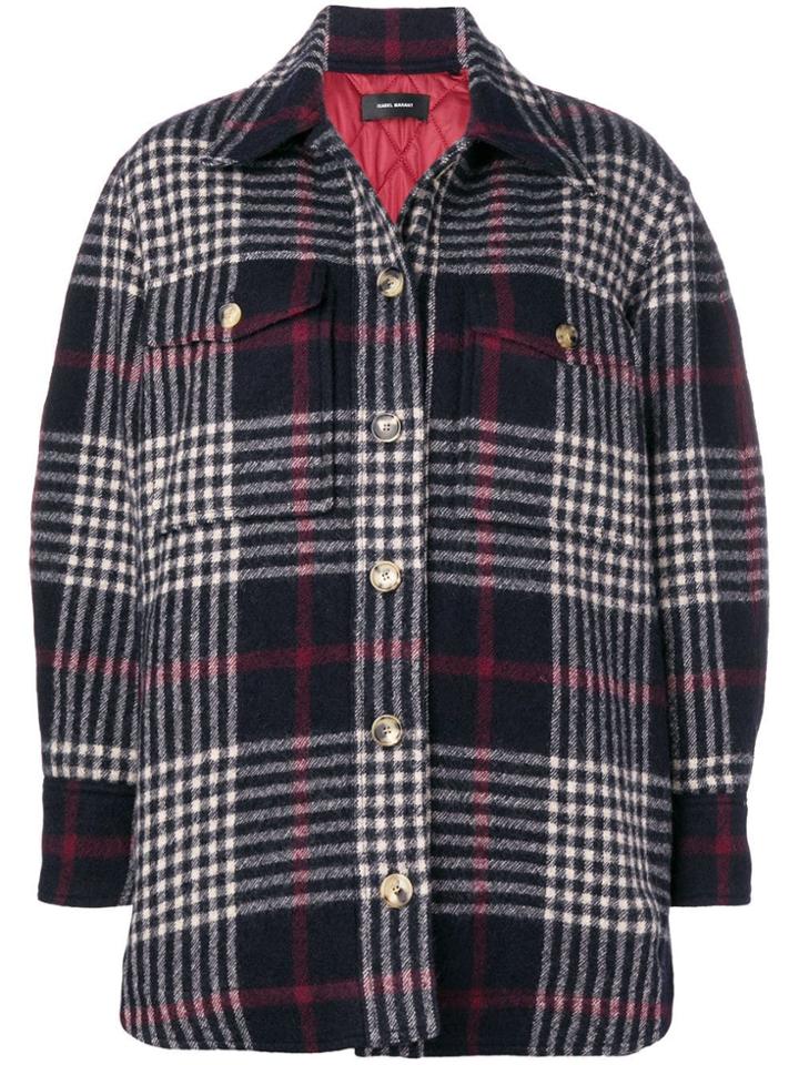 Isabel Marant Plaid Jacket - Blue