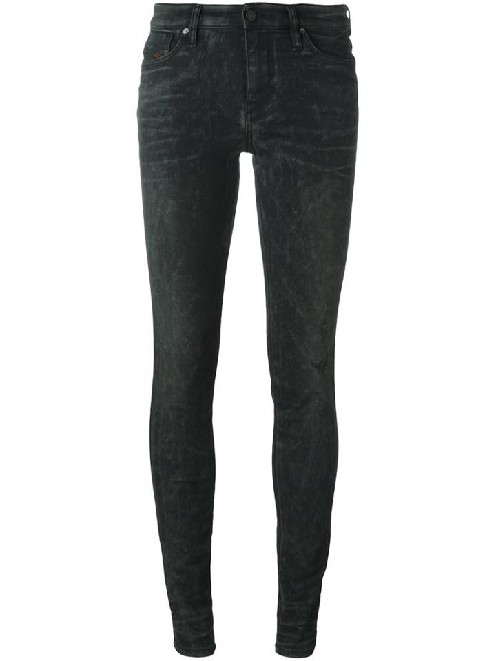 Diesel Skinny Jeans, Women's, Size: 28/32, Black, Cotton/polyester/spandex/elastane