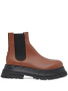 Burberry Leather Chelsea Boots - Brown