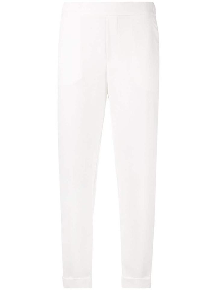 P.a.r.o.s.h. Straight Leg Trousers - White