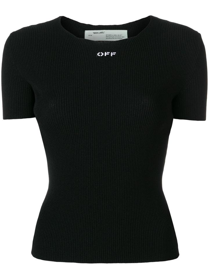 Off-white Classic Logo T-shirt - Black