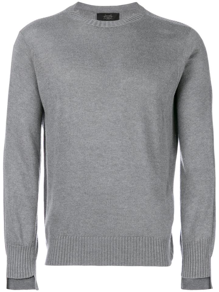 Maison Flaneur Crew-neck Jumper - Grey