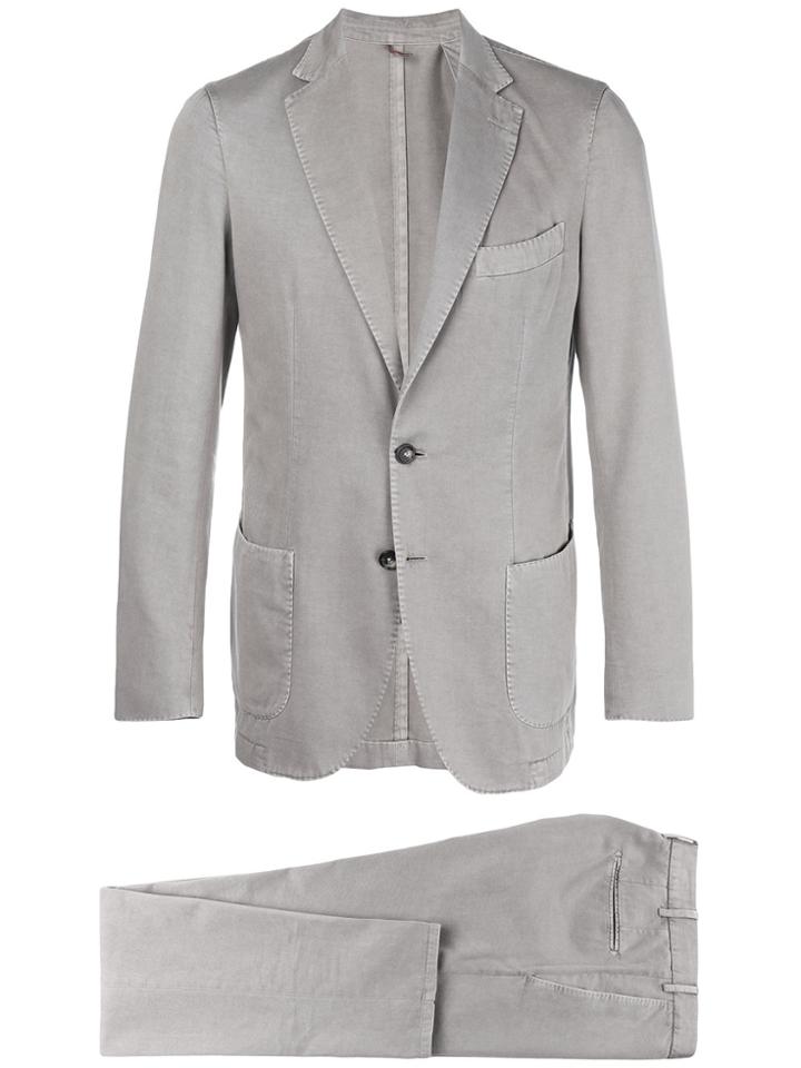Dell'oglio Classic Two-piece Suit - Grey