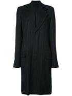 Ann Demeulemeester Single Breasted Coat - Black