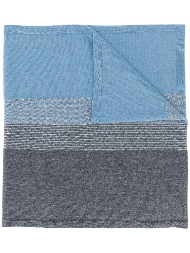 D.exterior Two Tone Scarf - Grey