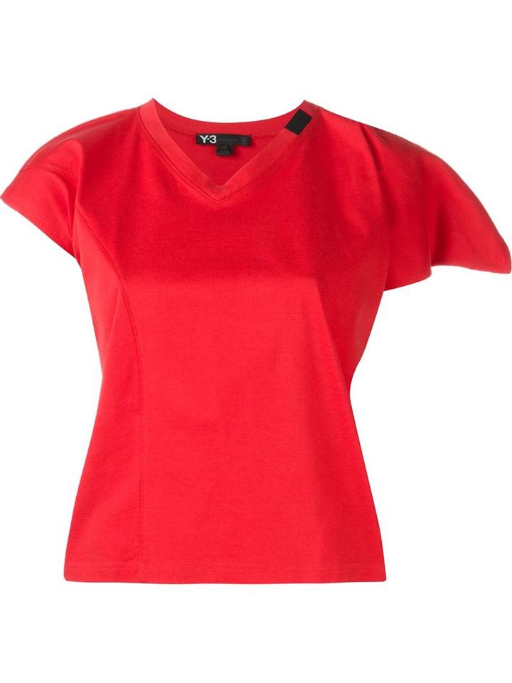 Y-3 Asymmetric Sleeves T-shirt