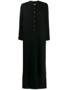 Raquel Allegra Henley Maxi Dress - Black