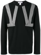 Comme Des Garçons Shirt Arrow Strap T-shirt, Men's, Size: Small, Black, Cotton