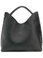 Salvatore Ferragamo Large Gancini Tote Bag - Black