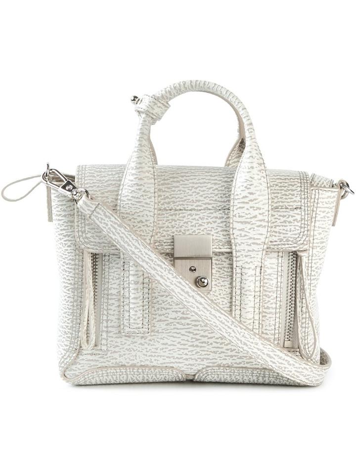 3.1 Phillip Lim Mini 'pashli' Tote, Women's, White, Calf Leather