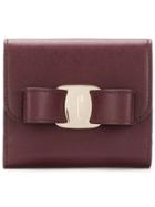 Salvatore Ferragamo Bow Leather Wallet - Red