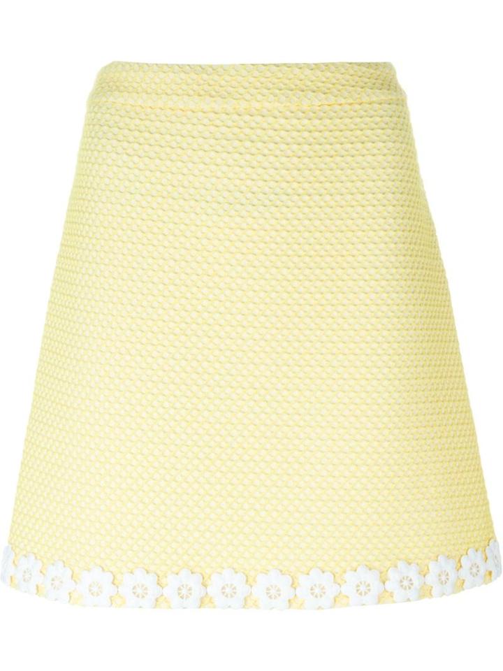 Boutique Moschino Floral Hem Mini Skirt