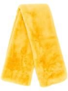 Stand Studio Oversized Textured Scarf - Yellow