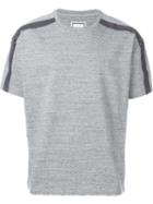 Wooyoungmi Strap Detail T-shirt, Men's, Size: 50, Grey, Cotton/polyester