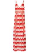 Zac Zac Posen Misty Crochet Gown - Yellow & Orange