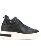 Paloma Barceló Studded Platform Mid-top Sneakers - Black