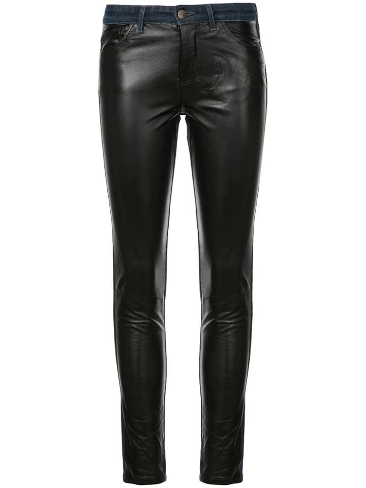 Nicole Miller Slim Fit Trousers - Black