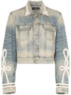 Amiri Cord Denim Jacket - Blue