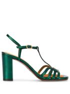 Chie Mihara High Block Heel Sandals - Green
