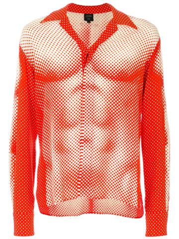 Jean Paul Gaultier Vintage Pin Up Boys Shirt - Red
