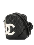 Chanel Pre-owned Cambon Line Mini Shoulder Bag - Black