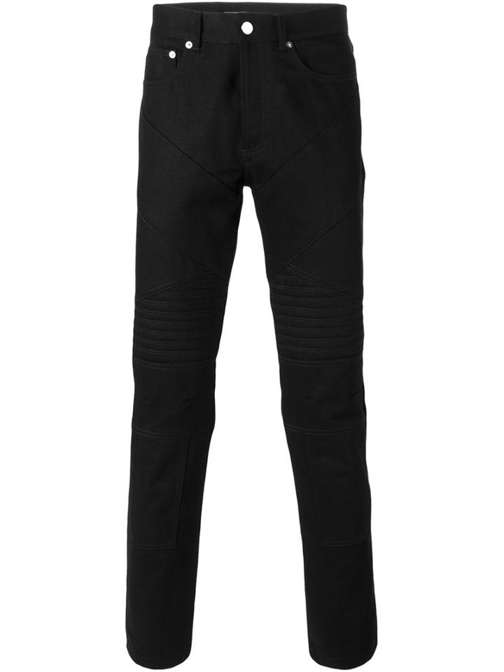 Givenchy Biker Style Jeans, Men's, Size: 28, Black, Cotton/polyester