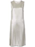 Paco Rabanne Sleeveless Midi Dress - Silver