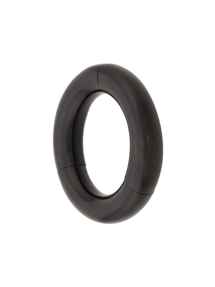 Monies Logo Embossed Bracelet - Black