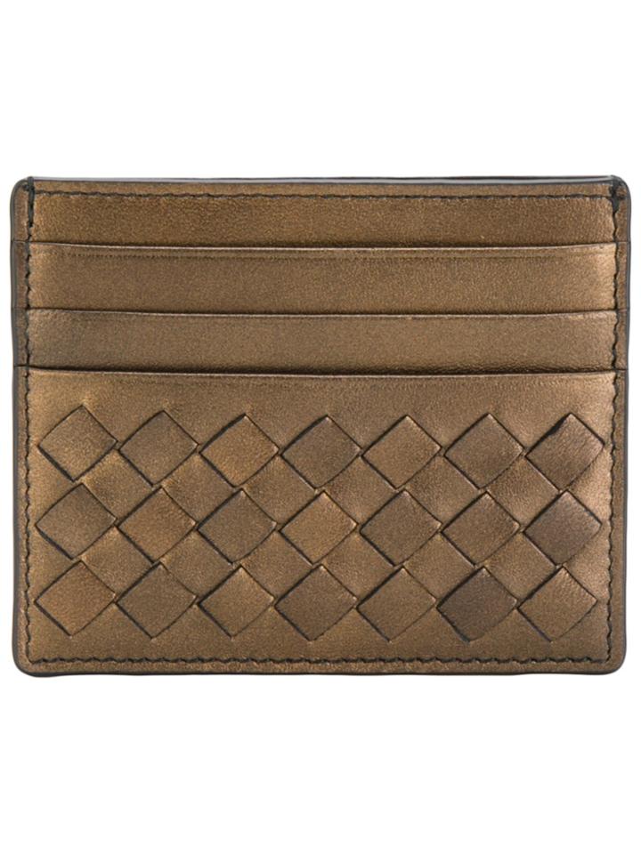 Bottega Veneta Textured Cardholder - Metallic