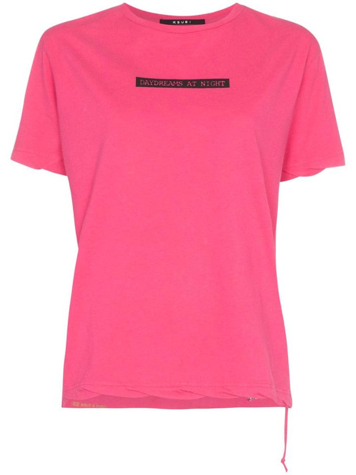 Ksubi Daydreams-print T-shirt - Pink
