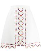 Giambattista Valli A-line Cut-out Skirt - White