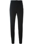 Isabel Marant Cigarette Leg Trousers, Women's, Size: 38, Black, Viscose/virgin Wool/spandex/elastane/cotton