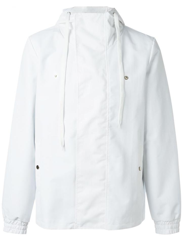 Odeur Hooded Boxy Jacket, Adult Unisex, Size: M, White, Polyamide