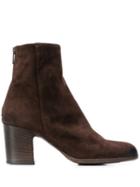 Pantanetti High-block Ankle Boots - Brown