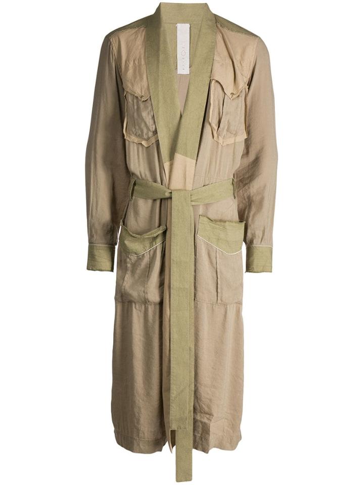 Carpe Diem Belted Oversized Coat - Neutrals