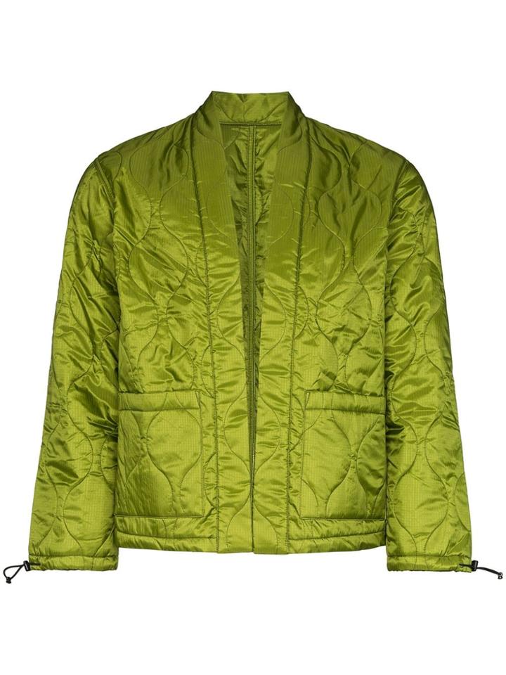 Sophnet. Open-front Quilted Jacket - Green