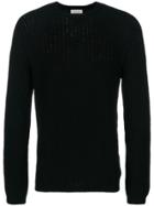 Laneus Crew Neck Sweater - Black