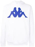 Kappa - Logo Patch Hoodie - Men - Cotton/polyester - L, White, Cotton/polyester